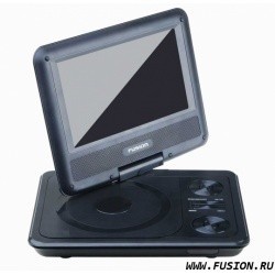 Автомонитор + DVD Fusion FPD-7106T Black